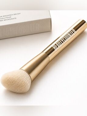 Beautycounter Cream Bronzer Contour Makeup Brush Gold NIB